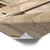 Der Blick auf Budapest von der Burg Hill. Poster (Ecke)