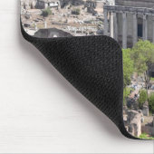 Der Blick auf das Forum von Rom auf die Franzosen Mousepad (Ecke)