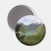 Der Blick auf das Paradies Magnet (Vorderseite/Rückseite)