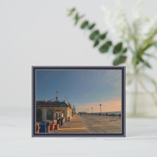 Der Blick auf den Boardwalk Postkarte (Stehend Vorderseite)
