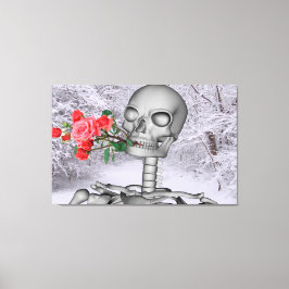 Der Blick auf den Frühling Leinwanddruck