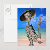 Der Blick auf den Sommer Postkarte (Vorne/Hinten)
