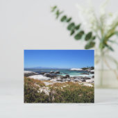 Der Blick auf den Strand von Boulders und seine be Postkarte (Stehend Vorderseite)