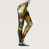 Der Blick auf den Weihnachtsbaum Leggings (Rechts)