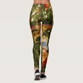 Der Blick auf den Weihnachtsbaum Leggings (Rückseite)