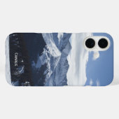 Der Blick auf die Alpen. Hinzufügen eines Namens z Case-Mate iPhone Hülle (Rückseite (Horizontal))