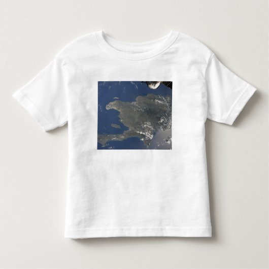 Der Blick auf die karibische Insel Hispaniola Kleinkind T-shirt (Vorderseite)