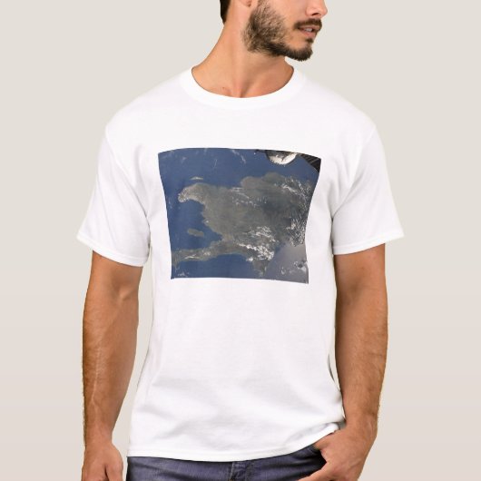 Der Blick auf die karibische Insel Hispaniola T-Shirt (Vorderseite)