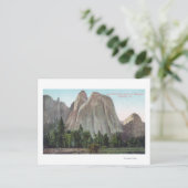 Der Blick auf die Kathedrale Postkarte (Stehend Vorderseite)