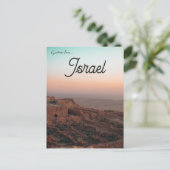 Der Blick auf die Masada in Israel Postkarte (Stehend Vorderseite)