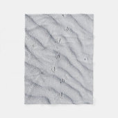 Der Blick auf die Sanddünen Fleecedecke (Vorderseite)