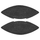 Der Blick auf die schwarze realistische Alligatorh Football (Paneele)