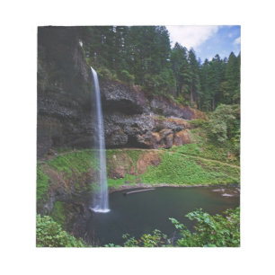 Der Blick auf die South Falls in Silver Falls Staa Notizblock