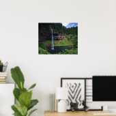 Der Blick auf die South Falls in Silver Falls Staa Poster (Heimbüro)