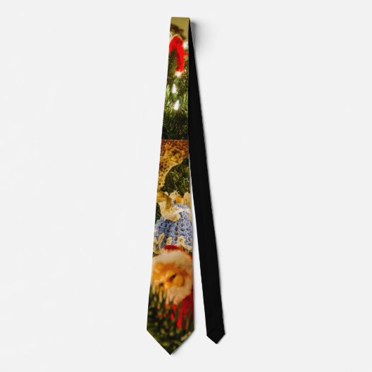 Der Blick auf die Weihnachtsbaum-Neck-Tie Krawatte (Vorderseite)