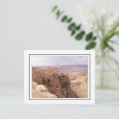 Der Blick auf Masada Postkarte (Stehend Vorderseite)