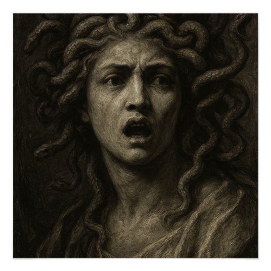 Der Blick auf Medusa Poster (Vorderseite)