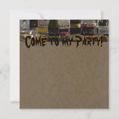 Der Blick auf Mode-Einladungen Einladung (Rückseite)