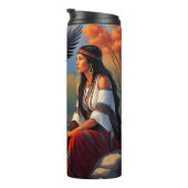 Der Blick der amerikanischen Ureinwohner, der Adle Thermosbecher (Nach rechts gedreht)