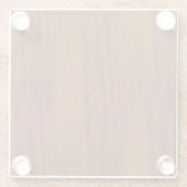 Der Blick der warmen Glasuntersetzer (Rückseite)