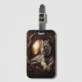 Der Blick des Bengalischen Tigers Gepäckanhänger (Vorderseite Vertikal)