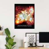 Der Blick des Künstlers auf die Geburt des Sterns  Poster (Heimbüro)