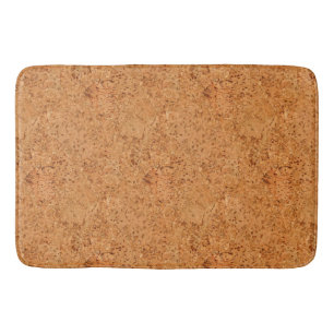 Der Blick des Macadamia-Korken-Knoten-Holz-Kornes Badematte