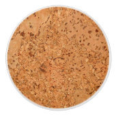 Der Blick des Macadamia-Korken-Knoten-Holz-Kornes Keramikknauf (Vorderseite)