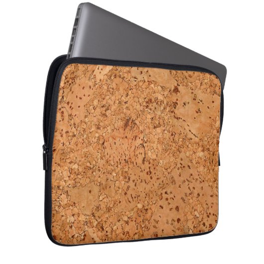 Der Blick des Macadamia-Korken-Knoten-Holz-Kornes Laptopschutzhülle (Vorne Rechts)