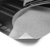Der Blick des Matrosen Schwarz-Weiß-Poster Poster (Ecke)
