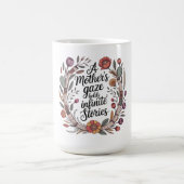 Der Blick einer Mutter birgt unendliche Geschichte Kaffeetasse (Mittel)