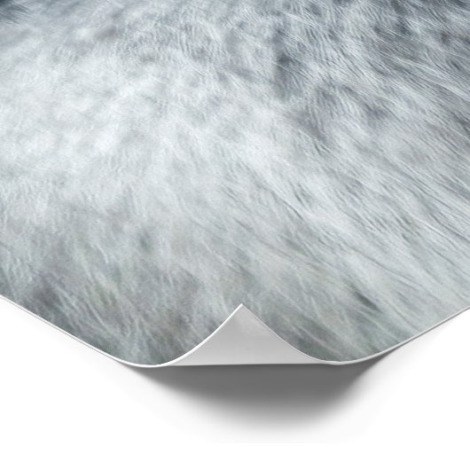 Der Blick eines Silbenhacks Poster (Ecke)