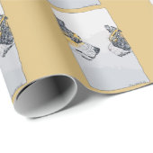 Der Blick Geschenkpapier (Rolleneckpunkt)