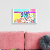 Der Blick Leinwanddruck (Insitu (Wohnzimmer))