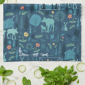 Der Blick von Alaskan Windows Küchentuch (Gefaltet)