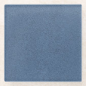 Der Blick von gemütlich Slate blaue Glasuntersetzer (Vorderseite)