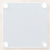 Der Blick von gemütlich Slate blaue Glasuntersetzer (Rückseite)