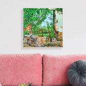 Der Blick von Lizard 2008 Leinwanddruck (Insitu (Wohnzimmer))