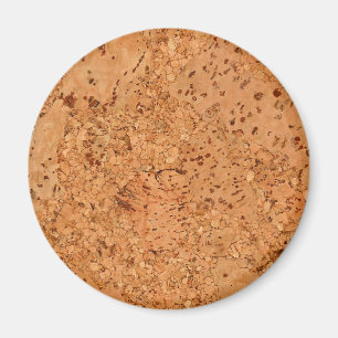 Der Blick von Macadamia Cork Burl Wood Grain Magnet