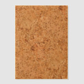 Der Blick von Macadamia Cork Burl Wood Grain Pergament Einladungen (Vorderseite)