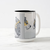 Der Blick Zweifarbige Tasse (VorderseiteRechts)