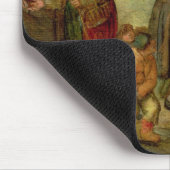 Der blinde Hurdy Gurdy Spieler Mousepad (Ecke)