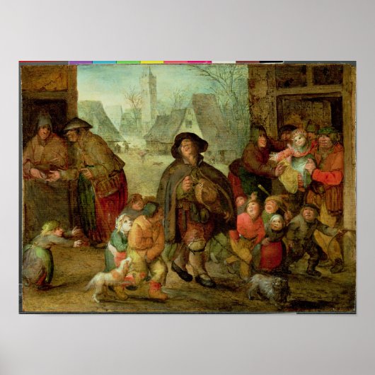Der Blinde Hurdy Gurdy-Spieler Poster (Vorne)
