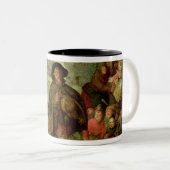 Der blinde Hurdy Gurdy Spieler Zweifarbige Tasse (VorderseiteRechts)