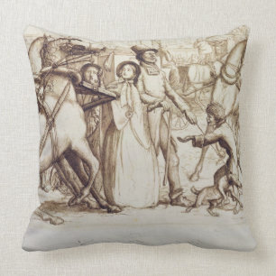 Der blinde Mann, 1853 (Stift, Tinte, Wäsche und Kissen