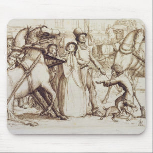 Der blinde Mann, 1853 (Stift, Tinte, Wäsche und Mousepad