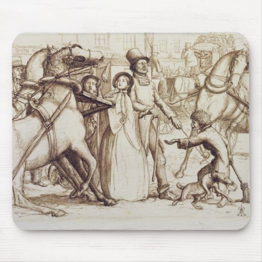 Der blinde Mann, 1853 (Stift, Tinte, Wäsche und Mousepad (Vorne)