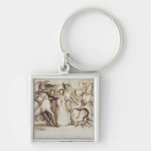 Der blinde Mann, 1853 (Stift, Tinte, Wäsche und Schlüsselanhänger