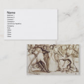 Der blinde Mann, 1853 (Stift, Tinte, Wäsche und Visitenkarte (Vorne/Hinten)