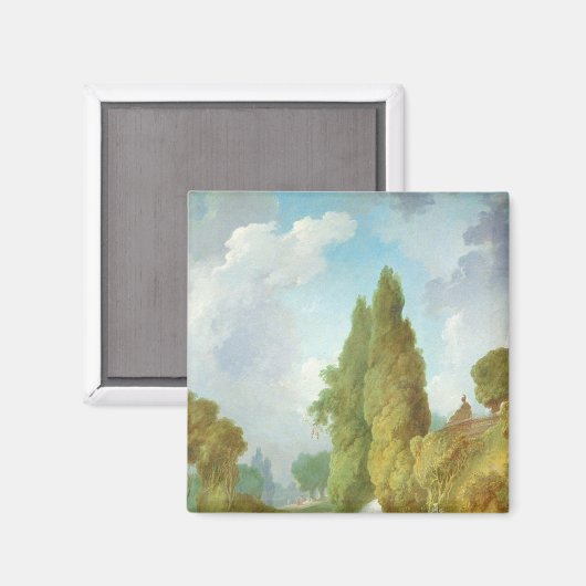 Der blinde Mann Magnet (Vorderseite/Rückseite)